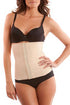 Sexy Apricot 4 Steel Bones Latex Under Bust Corset